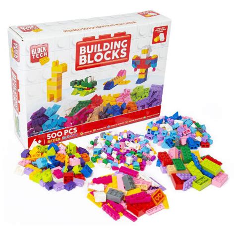 Block Tech 500 Piece Building Blocks Wholesale Toys First Bricks