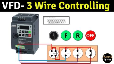 Vfd Control With Push Button In Reverse Forward Vfd Wire