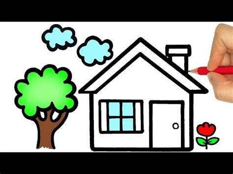 Como Dibujar Una Casa Paso A Paso Facil