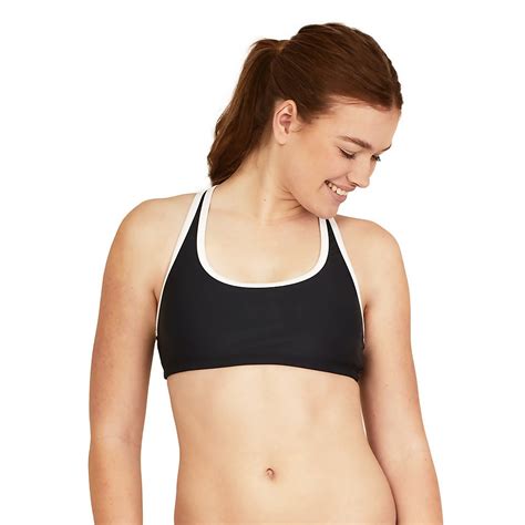Women S Racerback Bikini Top Black Speedo Usa