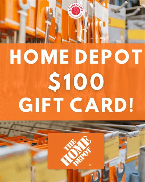 Home Depot Gift Card Giveaway Gift Card Free Gift Cards Online