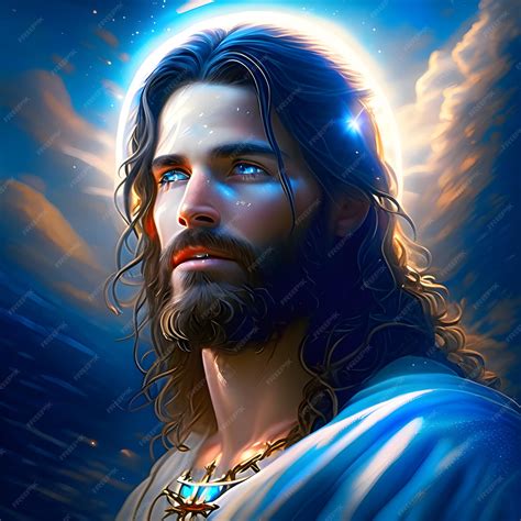 Premium Ai Image Jesus Illustration