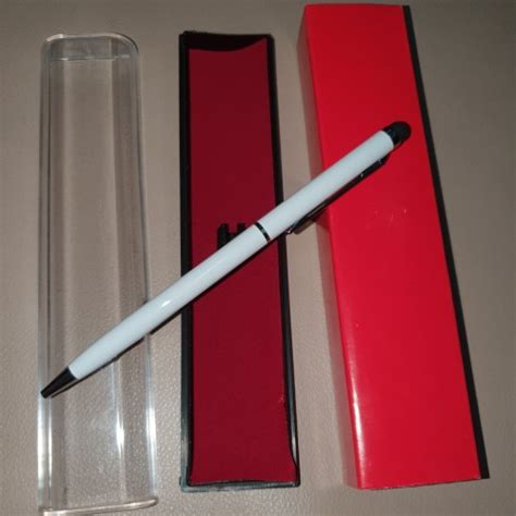 Jual Pulpen Besi Pulpen Promosi Ici Stylus White Plus Kotak Merah