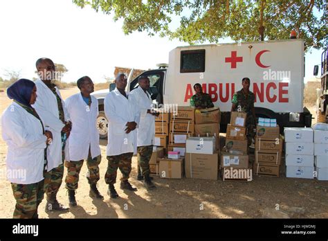 Military Officers From The African Union Mission In Somalia Amisom