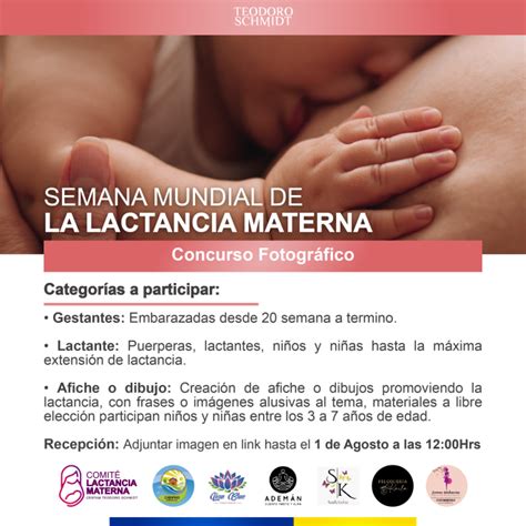 CONCURSO FOTOGRÁFICO SEMANA MUNDIAL DE LA LACTANCIA MATERNA 𝗠𝗨𝗡𝗜𝗧𝗘𝗢𝗗𝗢𝗥𝗢