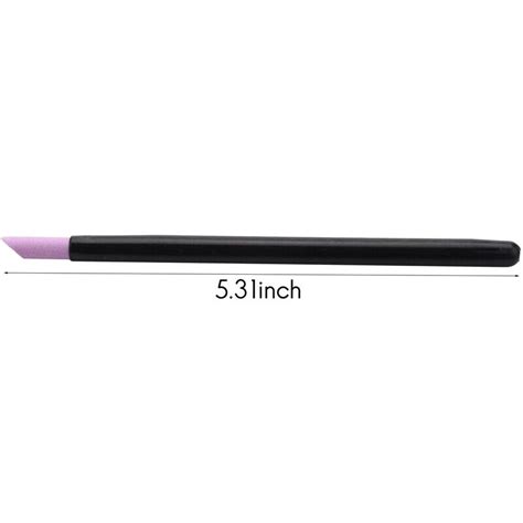 X Black Quartz Scrubs Stone Cuticle Stick Pen Cuticle Nail Art Pusher