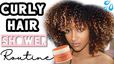 Shea Moisture In My Curly Hair Routine Defined Wash And Go 3c Hair Youtube