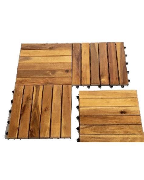 Classic Luxury Acacia Decking • Click Wood Series Acacia
