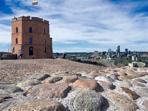 Gediminas Tower in Vilnius, Symbol of an Independent Lithuania