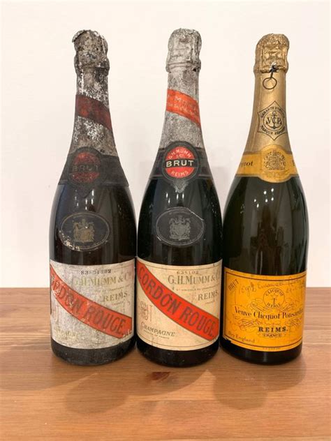 2x G H Mumm Brut Cordon Rouge 50s Veuve Cliquot Catawiki