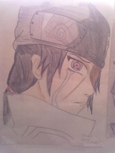 Itachi Uchiha Crying By Artistichigo On Deviantart