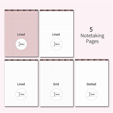 Digital Notebook Goodnotes, Notability Templates Digital Student ...