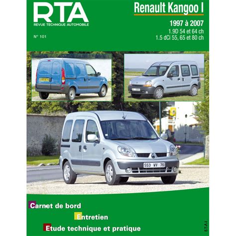 Rta Papier Renault Kangoo I Phase Break Portes