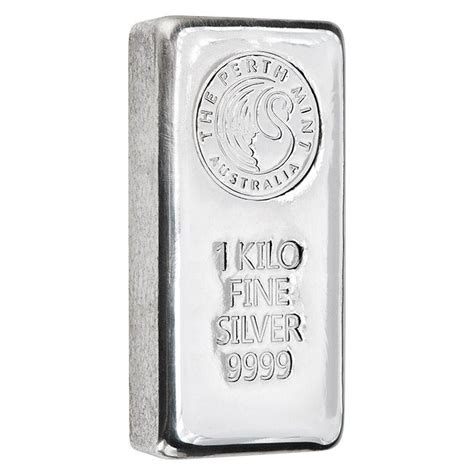 1 Kilo Silver Perth Bar Us Gold Bureau