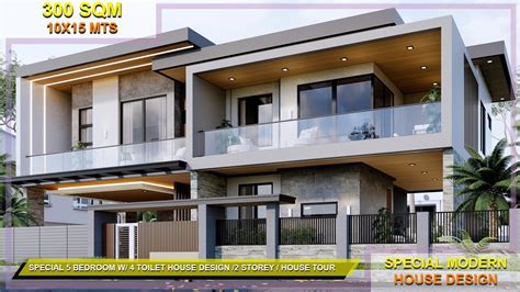 Special 5 Bedroom HOUSE DESIGN 2 Storey 10 X 15 300 Sqm House