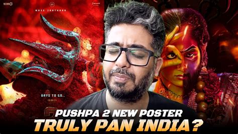 Pushpa 2 New Poster Reaction Allu Arjun New Movie Truly A PAN India