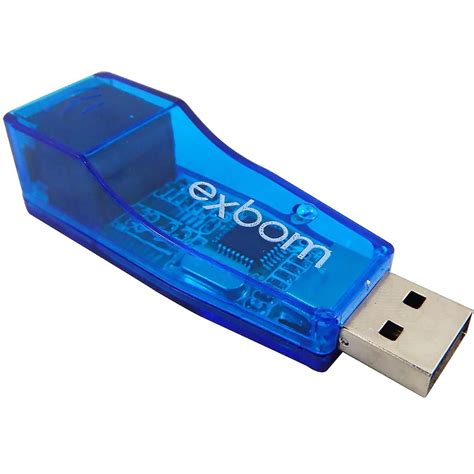 Adaptador Usb X Rede Rj45 10100mbps Exbom Ul 100 Sobraltech