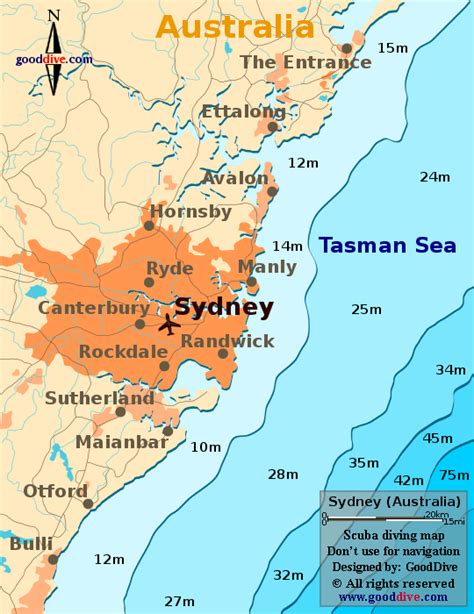 Map Of Sydney Australia