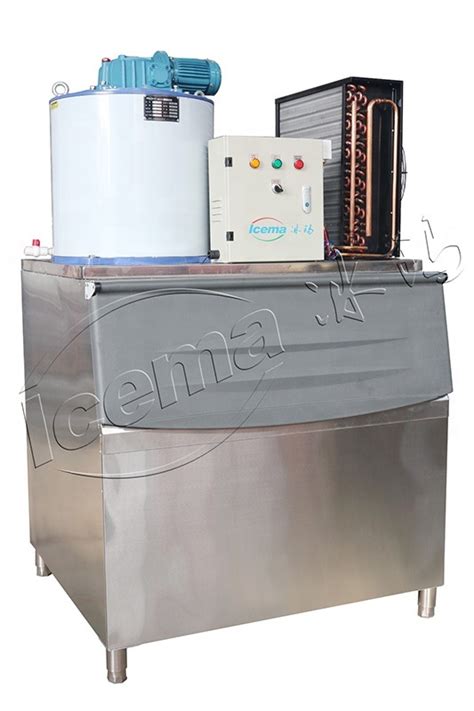 Commercial Snow Flake Ice Making Maker Machine For Fish Cooling Food