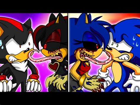 Sonica Exe Shadina Exe Love Sonic Shadow Sonic Comic Dub