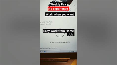 Hiring Immediately Weekly Pay Work From Home Jobs 2023 No Experience