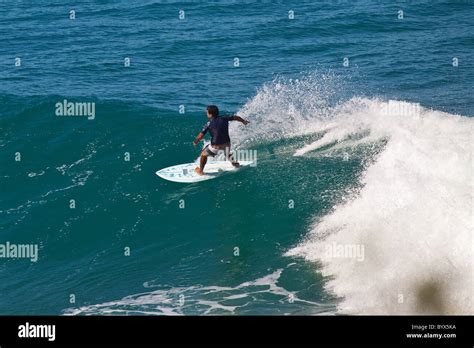 Surfers At Indicators Beach In Rincon Puerto Rico Stock Photo Alamy