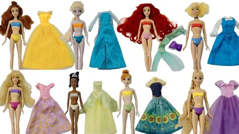 Disney Princess Dress Transformation Diy Miniature Ideas For Elsa