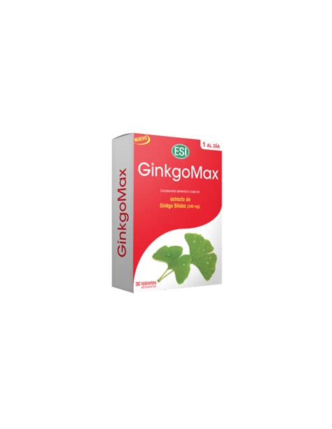 Ginkgomax Esi Tabletas Mg Tableta Meetbodycare