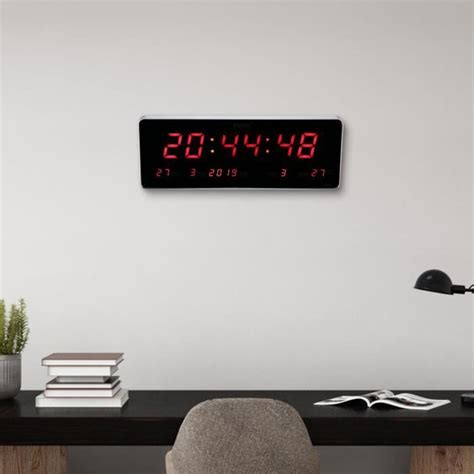 LES Horloge numérique digital LED calendrier Horloge Température