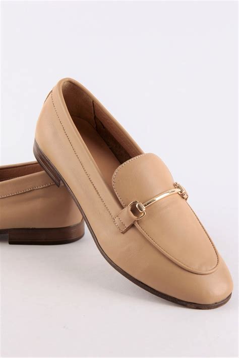 Nilufarr Livia Nude Hakiki Deri Kadın Loafer