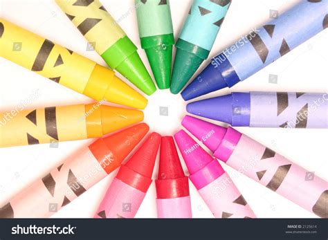 Crayon Color Wheel Stock Photo 2125614 : Shutterstock