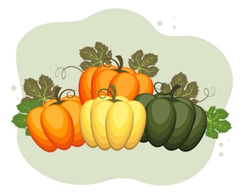 Premium Vector Thanksgiving Illustration Composition Of Colorful