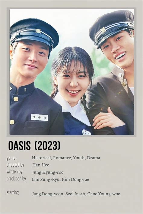 Oasis Minimalist Kdrama Poster Korean Drama Movies Korean Drama