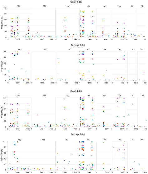 Distribution And Frequency Of Variants In The Virus Population In