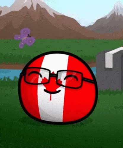 Canada Happy GIF - Canada Happy Countryballs - Discover & Share GIFs