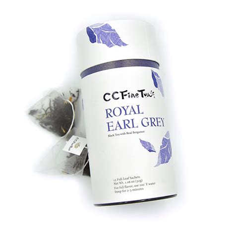 Cc Fine Tea Royal Earl Grey Tea Sachet Cc Fine Tea Blended