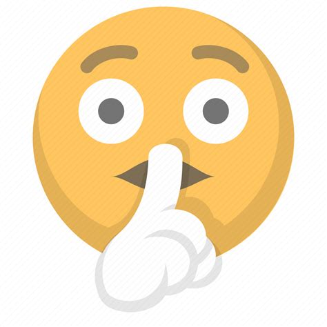 Emoji, face, hush, library, quiet, shhh, whisper icon - Download on Iconfinder