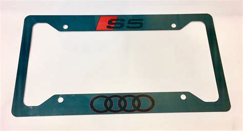 Audi S5 License Plate Frame Custom Creations