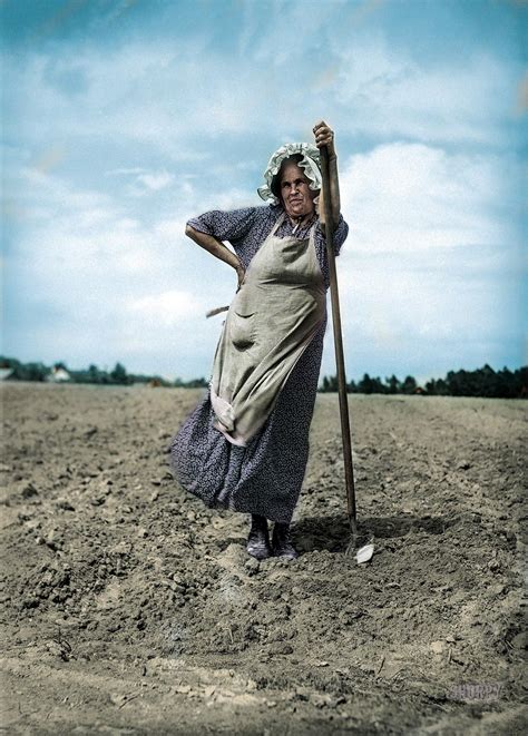 Shorpy Historical Picture Archive Earth Mother Colorized 1940