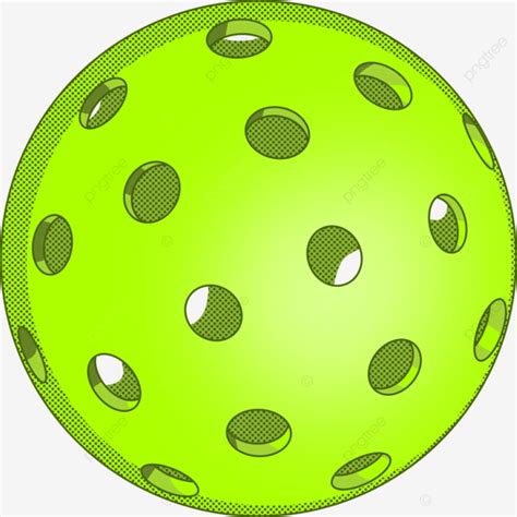 Pickleball Pickle Ball Hole Ball Ball Png Transparent Clipart Image