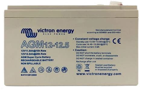 Batería Victron AGM Super ciclo 12V 15Ah Faston