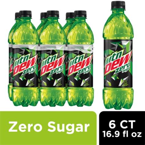 Mountain Dew Zero Sugar Soda Bottles Pk Fl Oz Fred Meyer