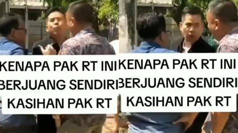 Viral Video Ketua Rt Pluit Diintimidasi Dan Dikeroyok Sejumlah Orang