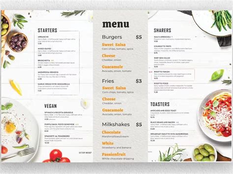 Food restaurant bar, digital menu board & Beauty menu design | Upwork