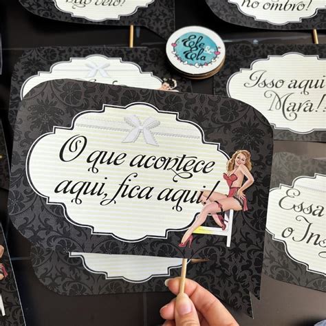 Plaquinha Chá de Lingerie Elo Produtos Especiais