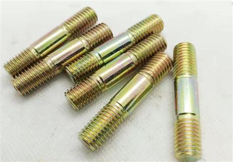 High Strength Color Yellow Zinc Bolt Carbon Steel Hot Dip Galvanized
