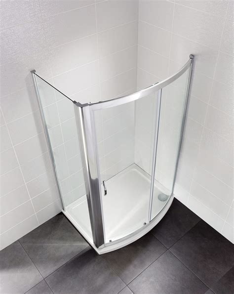 April Identiti2 1200mm Bow Fronted Sliding Shower Door Ap9467s