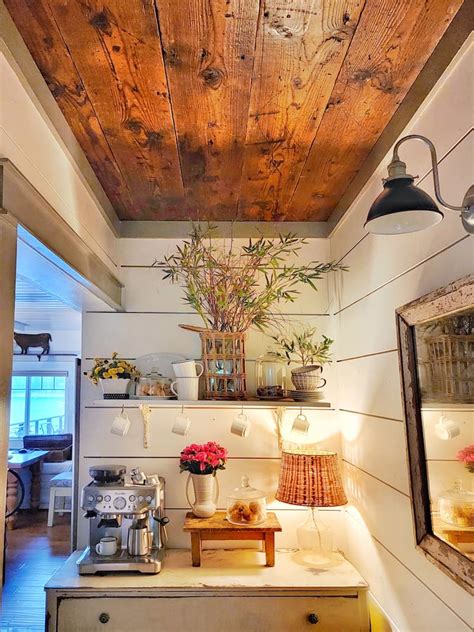 Using Architectural Salvage Finds To Refresh A Hallway Shiplap And Shells