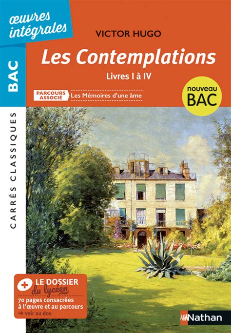 Contemplation Victor Hugo Pdf Cours Exercices Examens