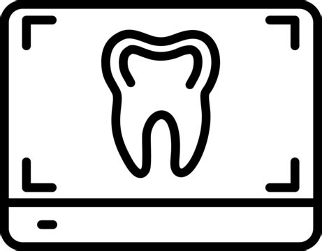 X Ray Line Icon Vector X Ray Icon Medical Medicine Png And Vector